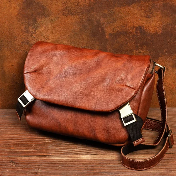 Custom men leather Bag